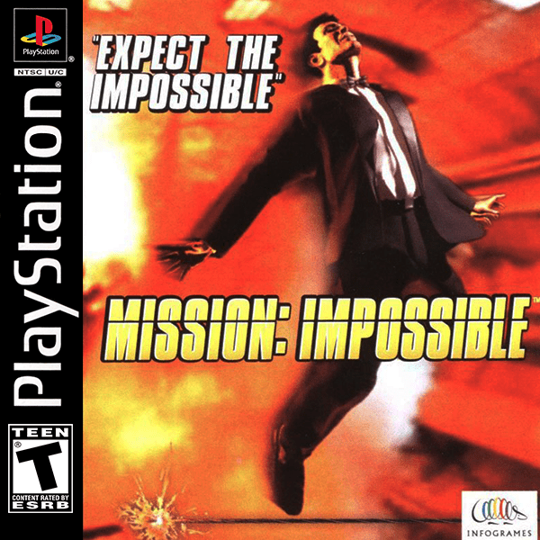 Mission Impossible box art for Playstation